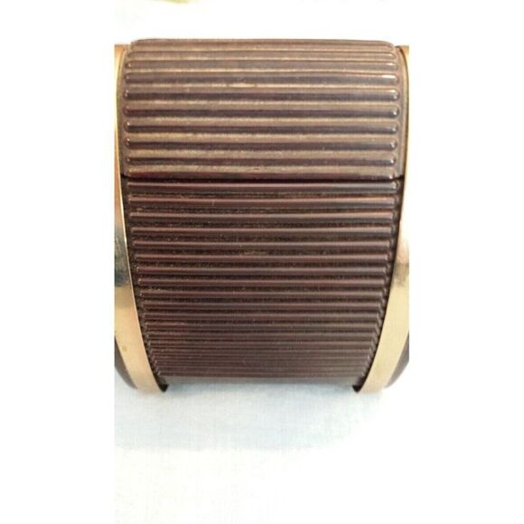 Vintage Mid Century Westclock Travel Alarm Clock Brown Wind Up Bakelite MCM - Picture 3 of 7